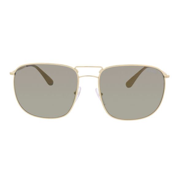 Prada PR52TS 5AK4L0  Gold Aviator Sunglasses - Picture 2 of 5